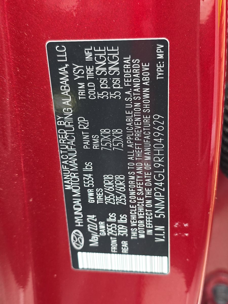 2024 Hyundai Santa Fe SEL FWD