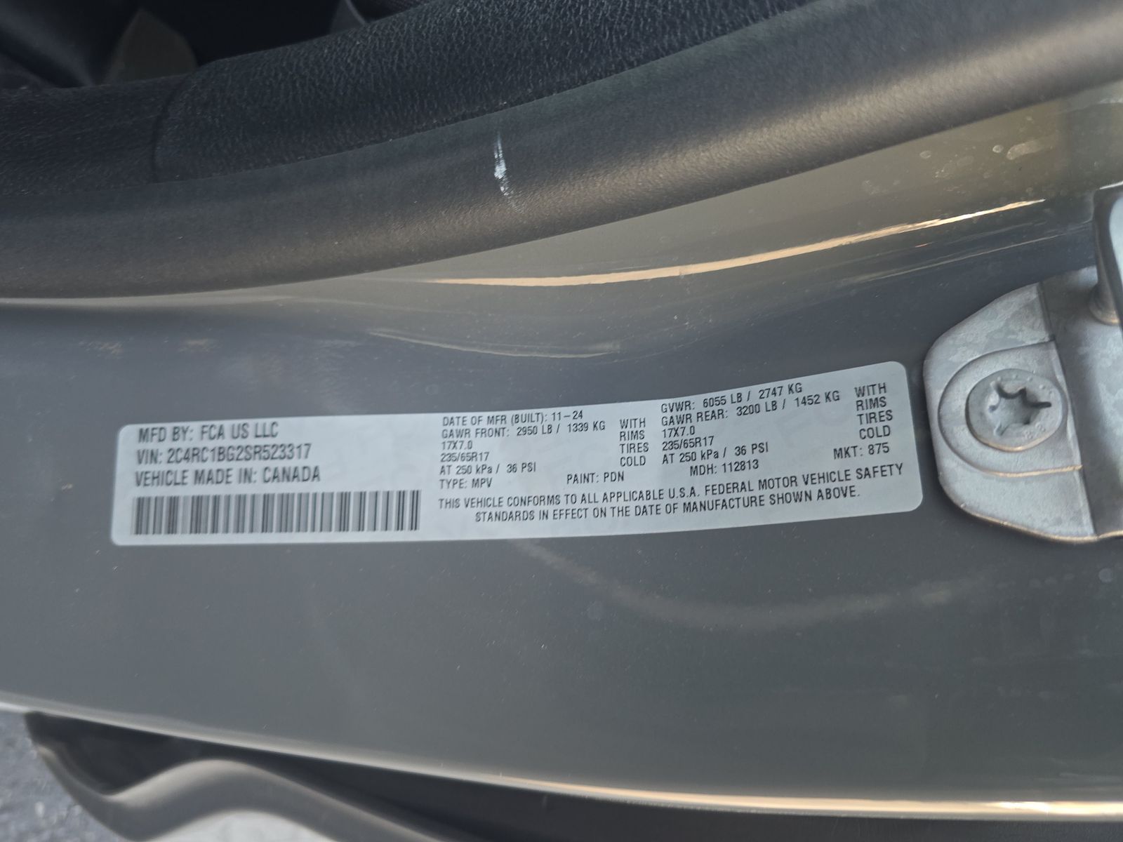 2025 Chrysler Pacifica Select FWD