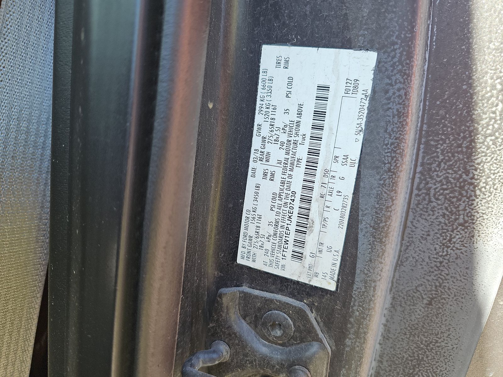 2018 Ford F-150 XLT AWD