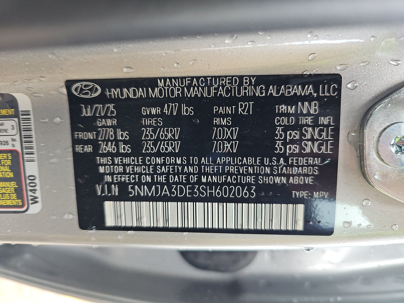 2025 Hyundai Tucson SE FWD