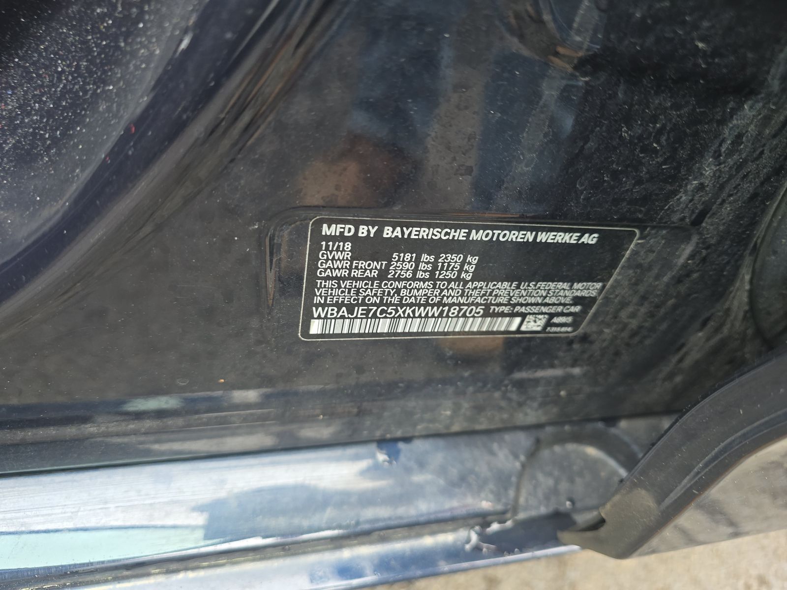 2019 BMW 5 Series 540i xDrive AWD