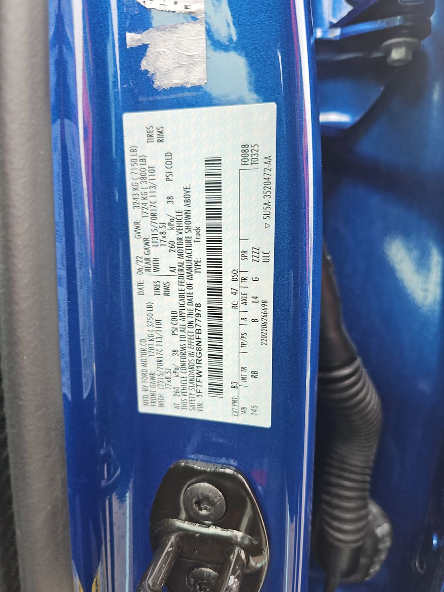 2022 Ford F-150 Raptor AWD