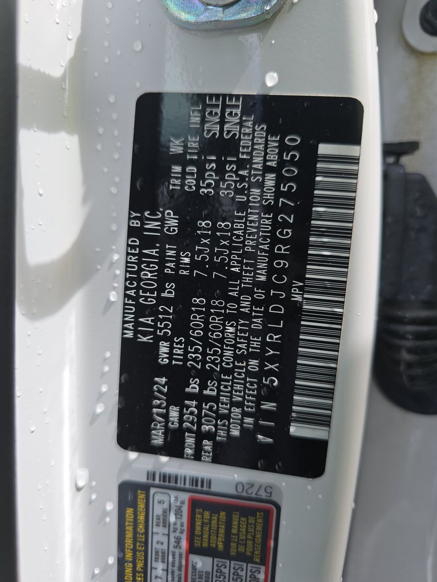 2024 Kia Sorento S AWD