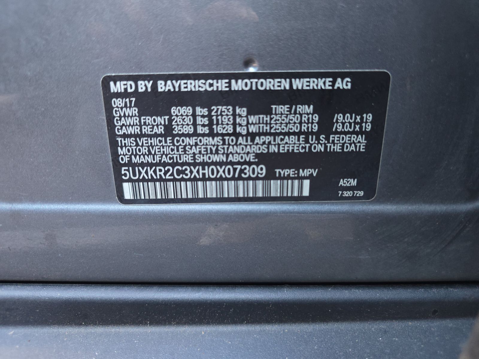 2017 BMW X5 sDrive35i RWD