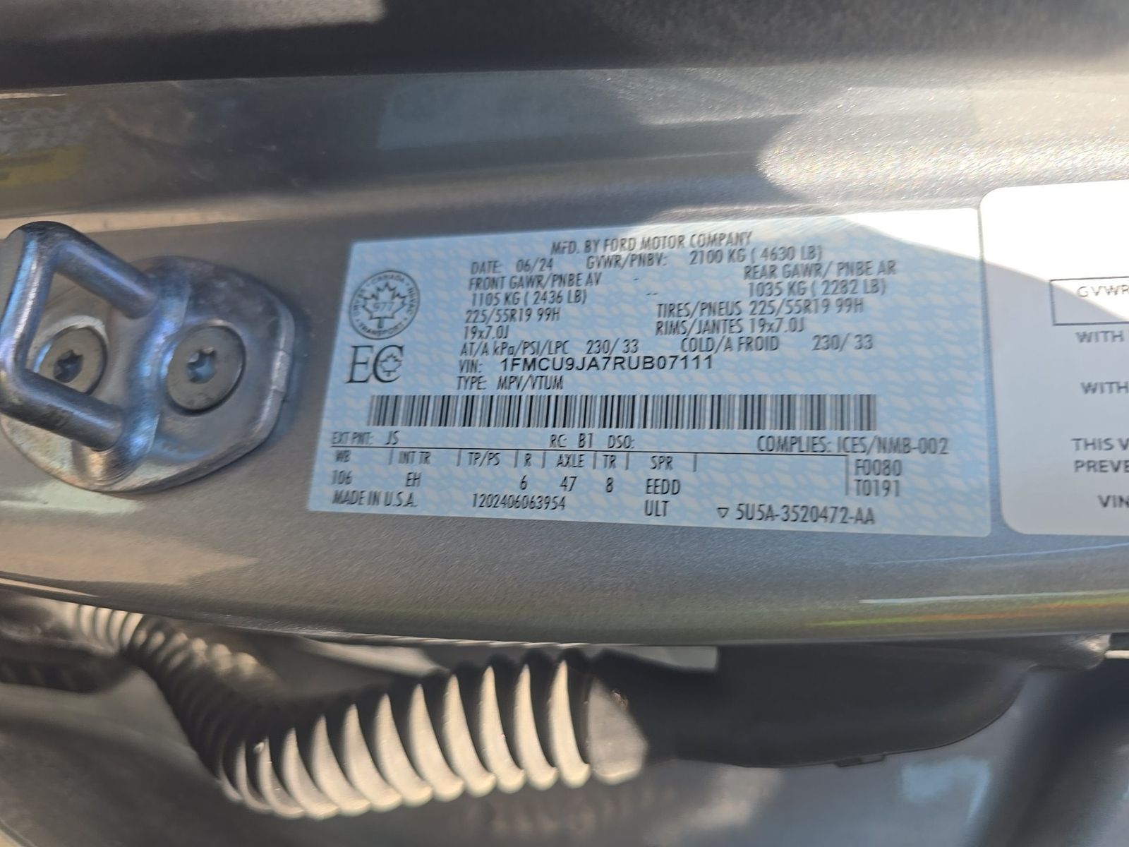 2024 Ford Escape Platinum AWD