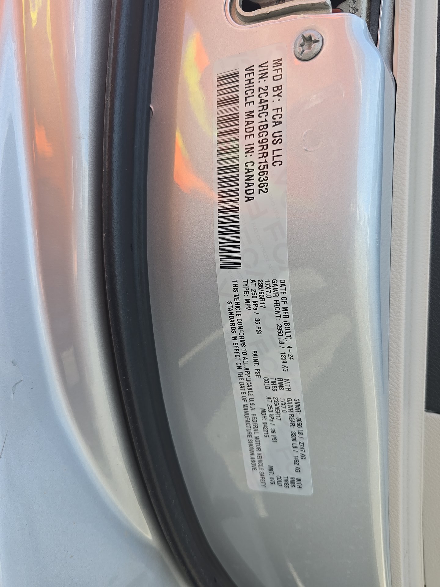 2024 Chrysler Pacifica Touring L FWD