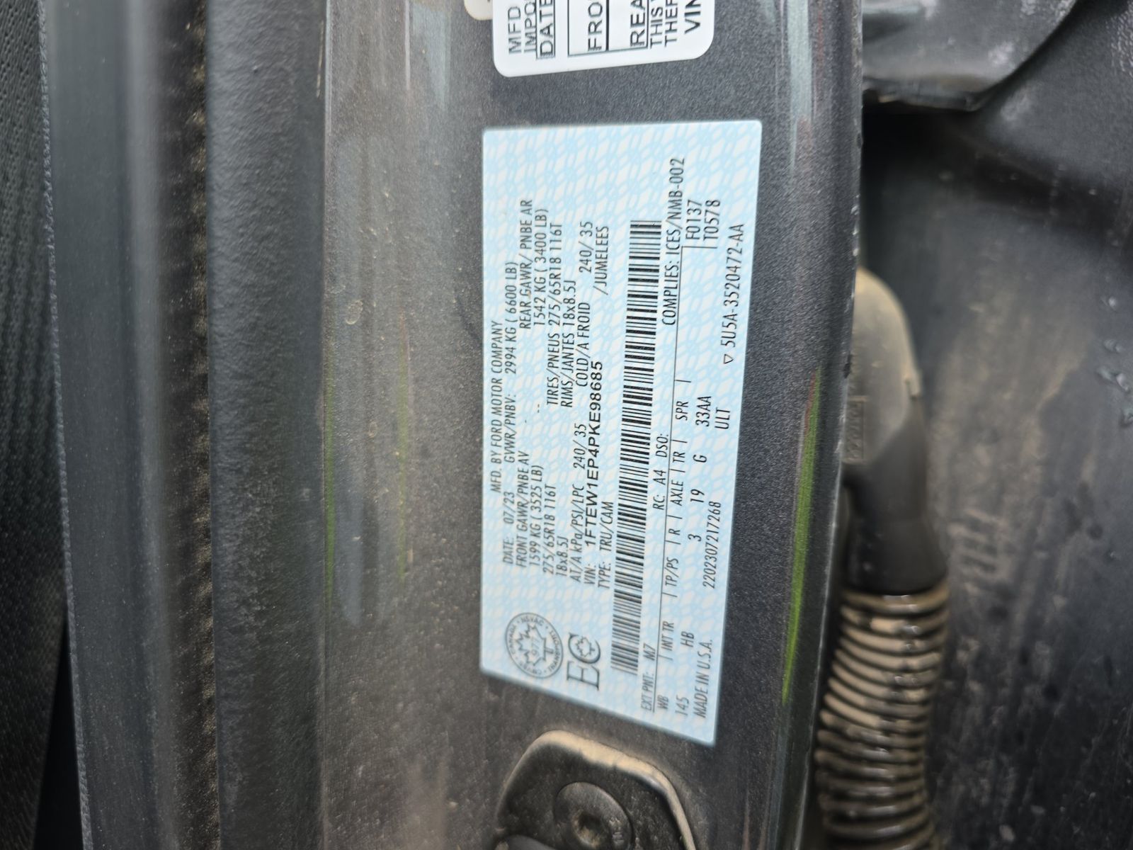 2023 Ford F-150 Lariat AWD