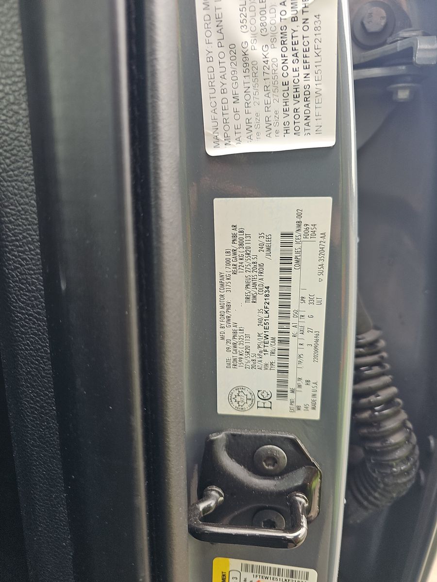 2020 Ford F-150 Lariat AWD