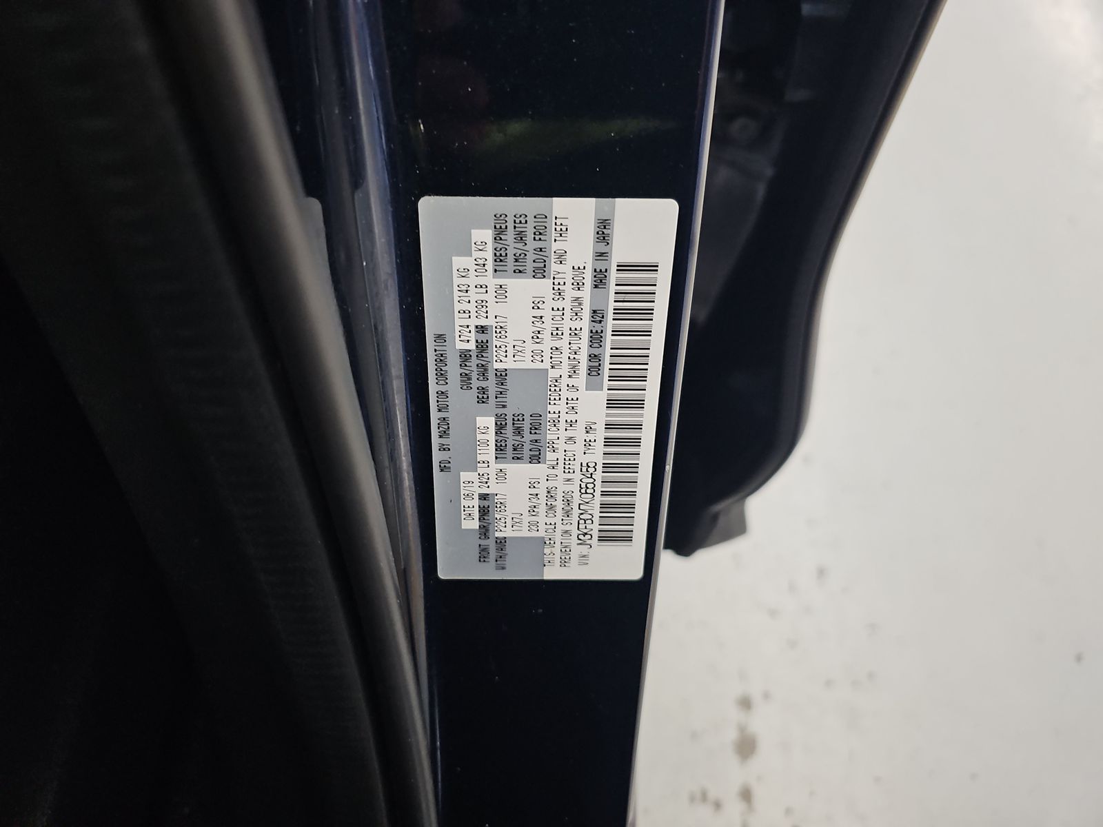 2019 MAZDA CX-5 Touring AWD