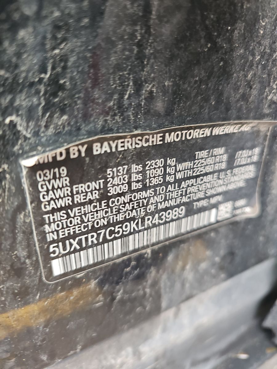 2019 BMW X3 sDrive30i RWD