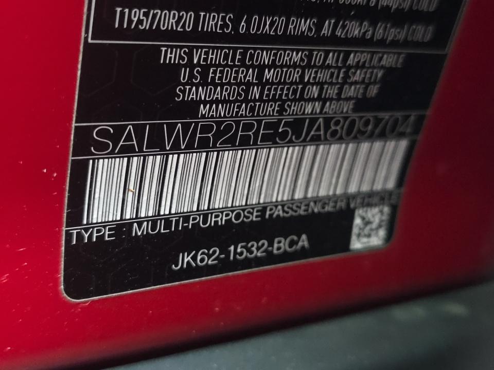 2018 Land Rover Range Rover Sport Supercharged AWD