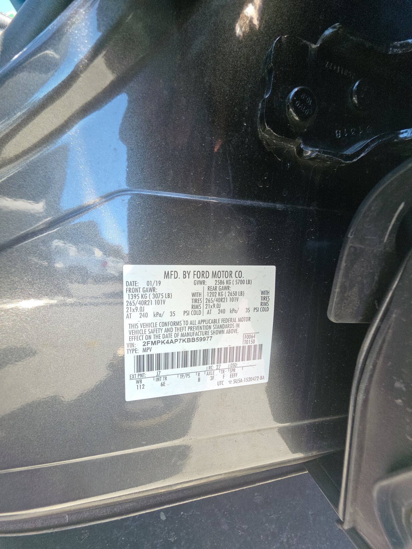 2019 Ford Edge ST AWD