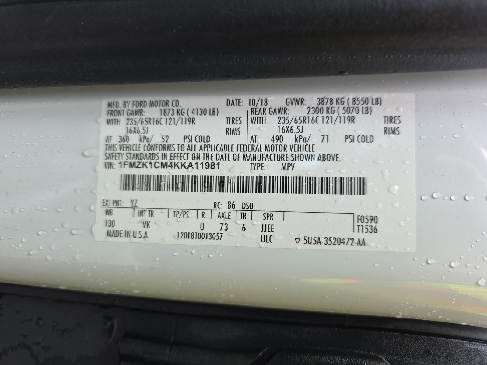 FORD TRANSIT 150 - 9
