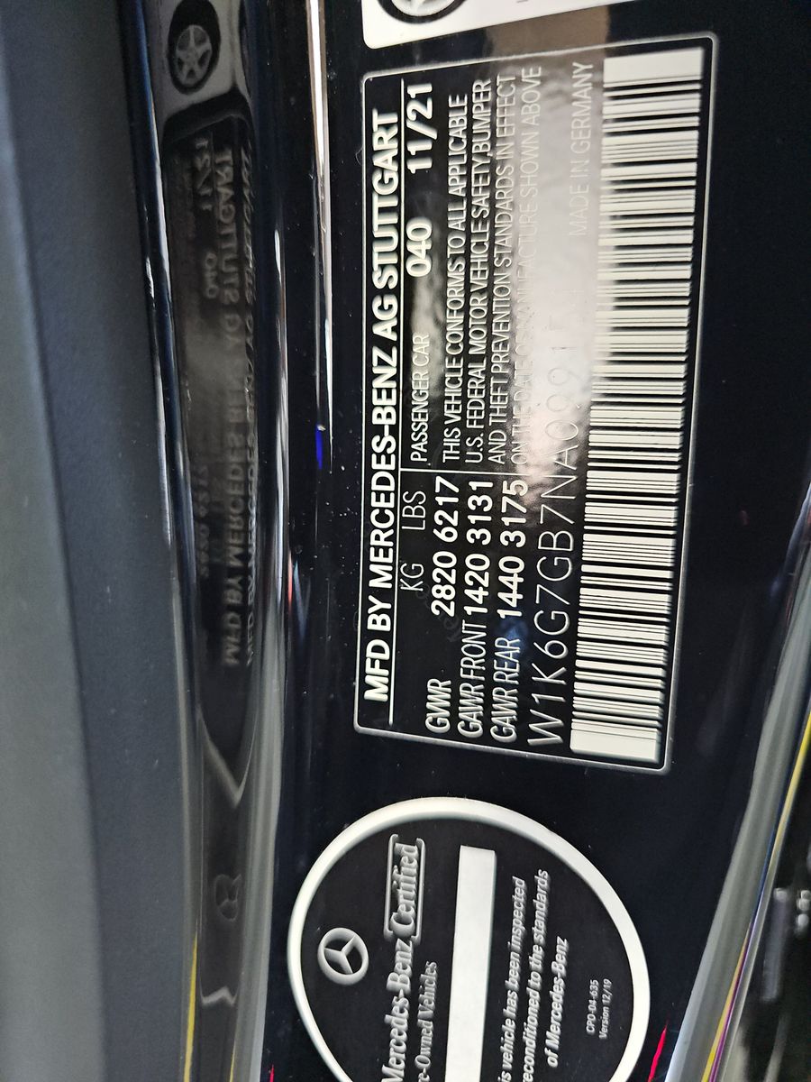2022 Mercedes-Benz S-Class S 580 AWD