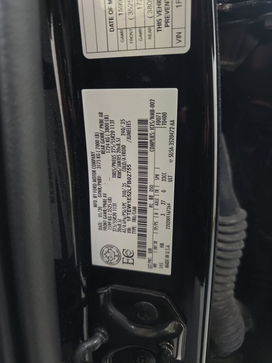 2020 Ford F-150 Lariat AWD