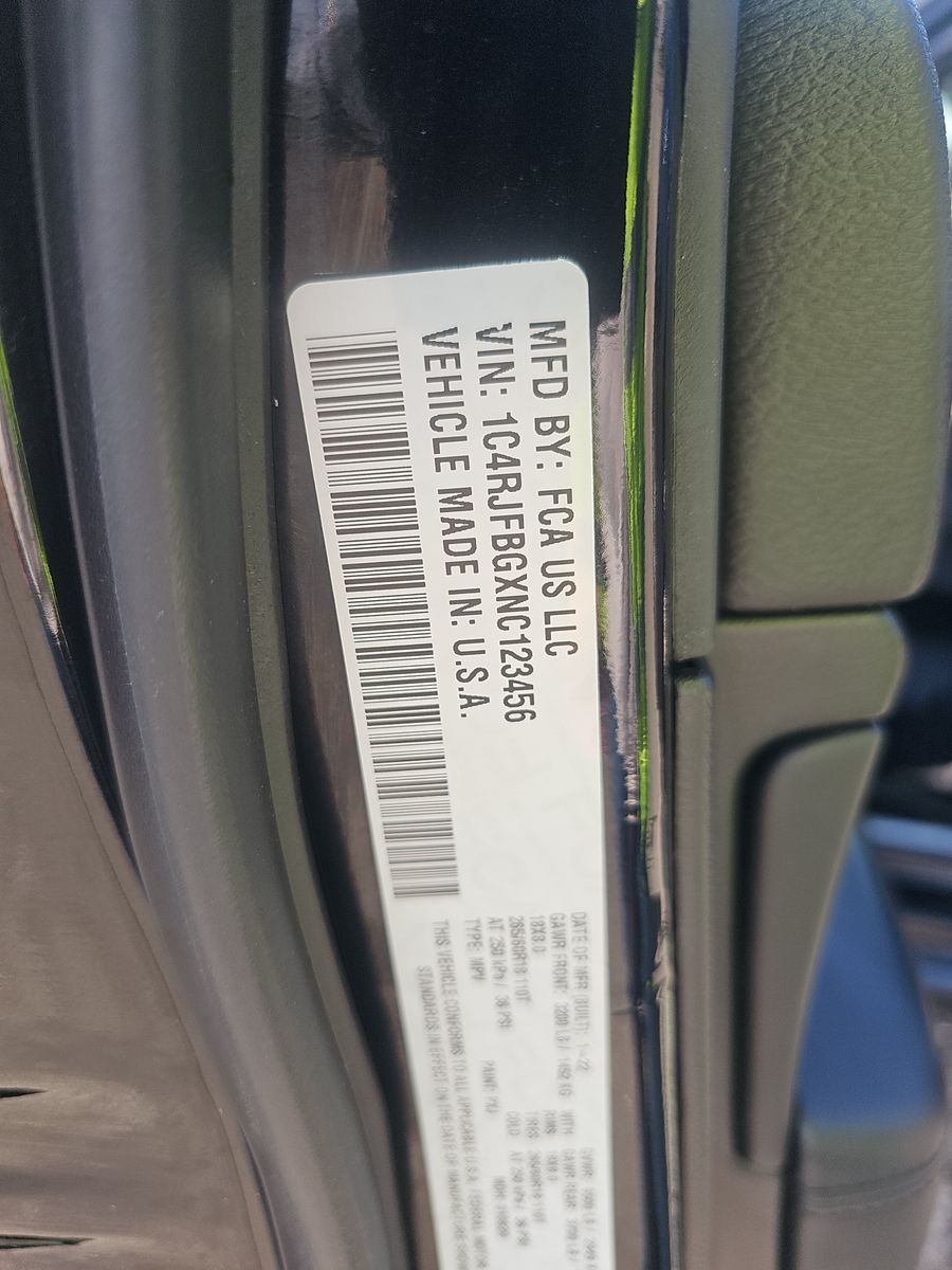 2022 Jeep Grand Cherokee Limited AWD