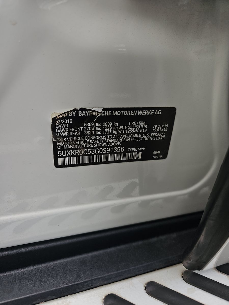 2016 BMW X5 xDrive35i AWD