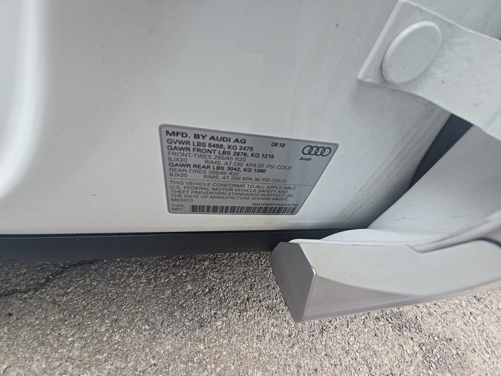 2018 Audi Q5 Prestige AWD