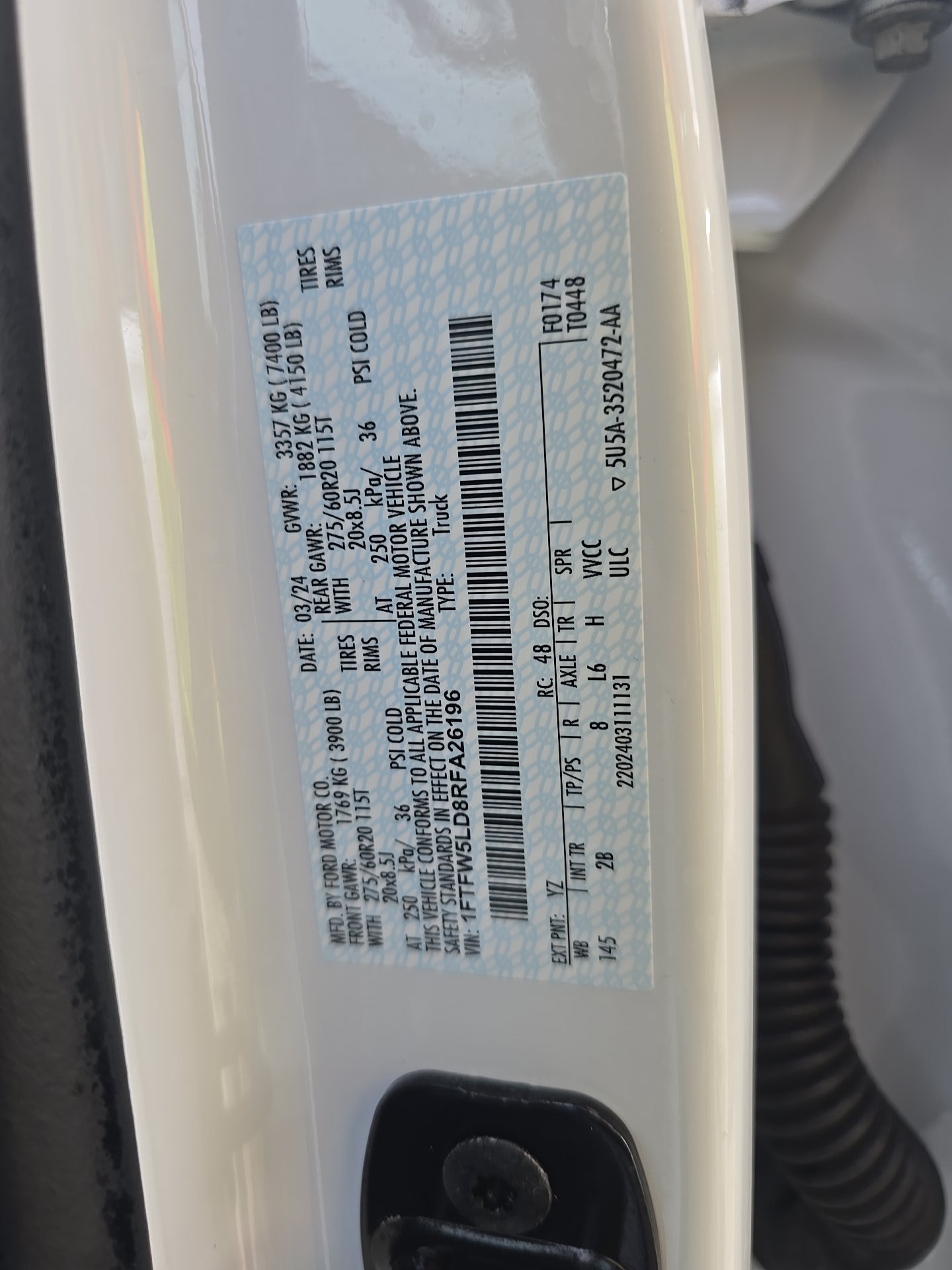 2024 Ford F-150 Hybrid Lariat AWD