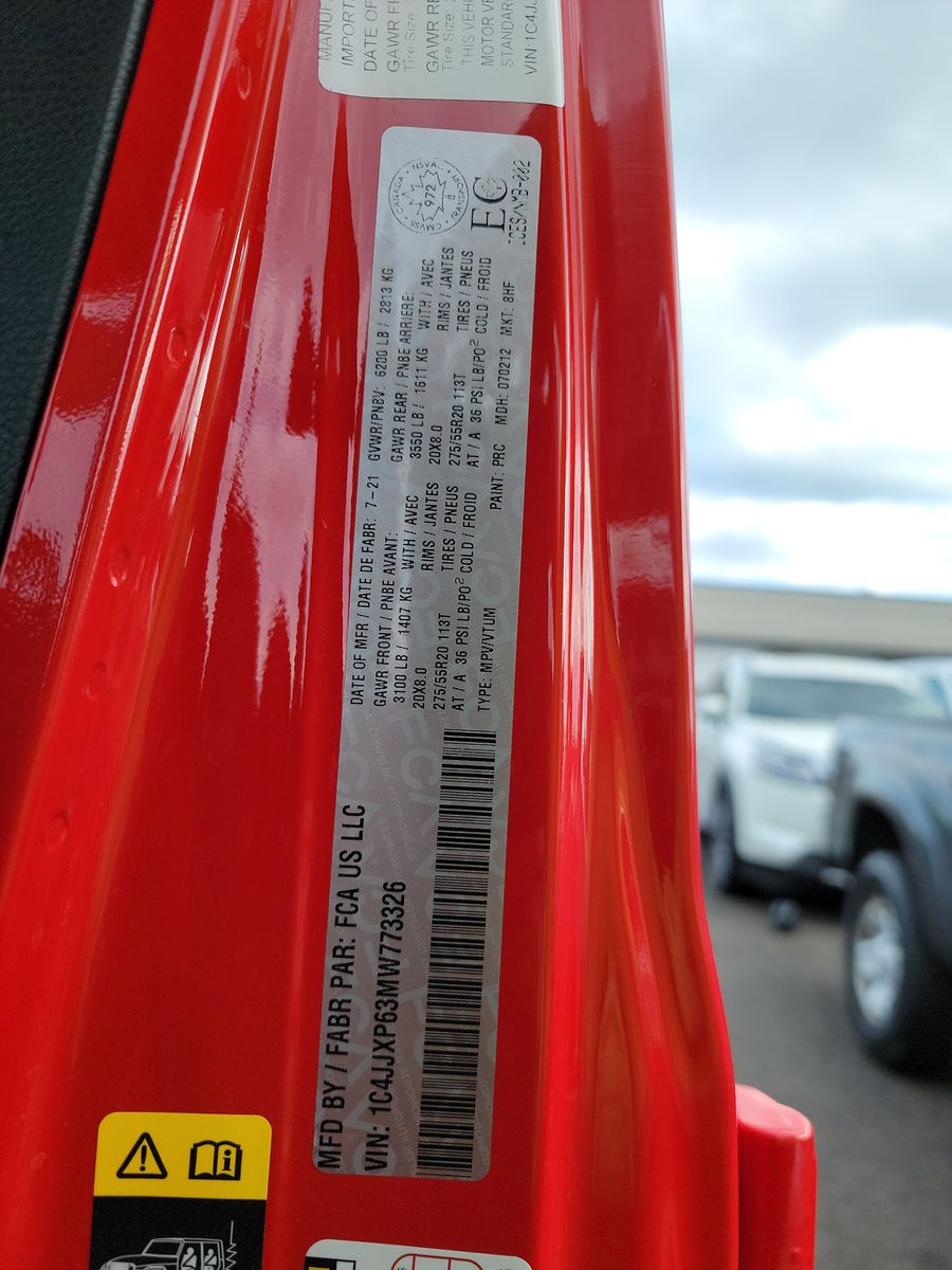 2021 Jeep Wrangler Unlimited 4xe Sahara AWD
