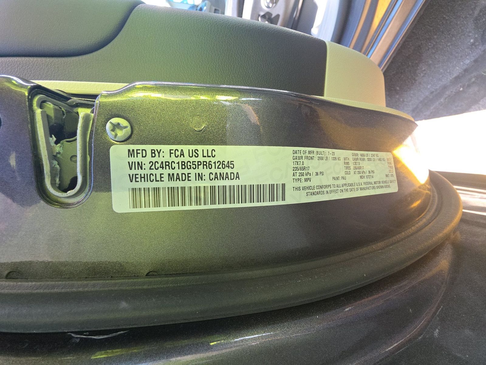 2023 Chrysler Pacifica Touring L FWD
