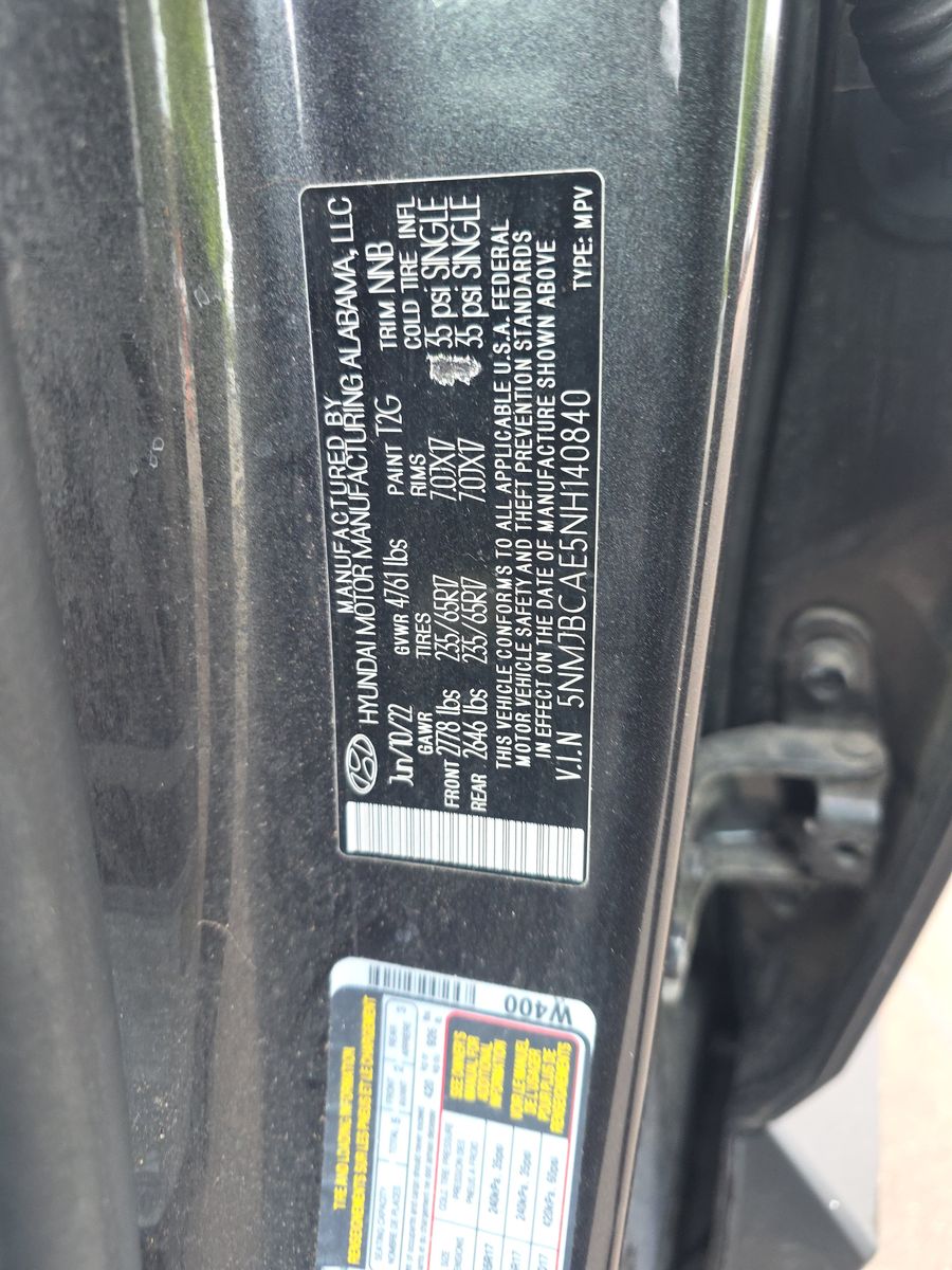 2022 Hyundai Tucson SEL AWD