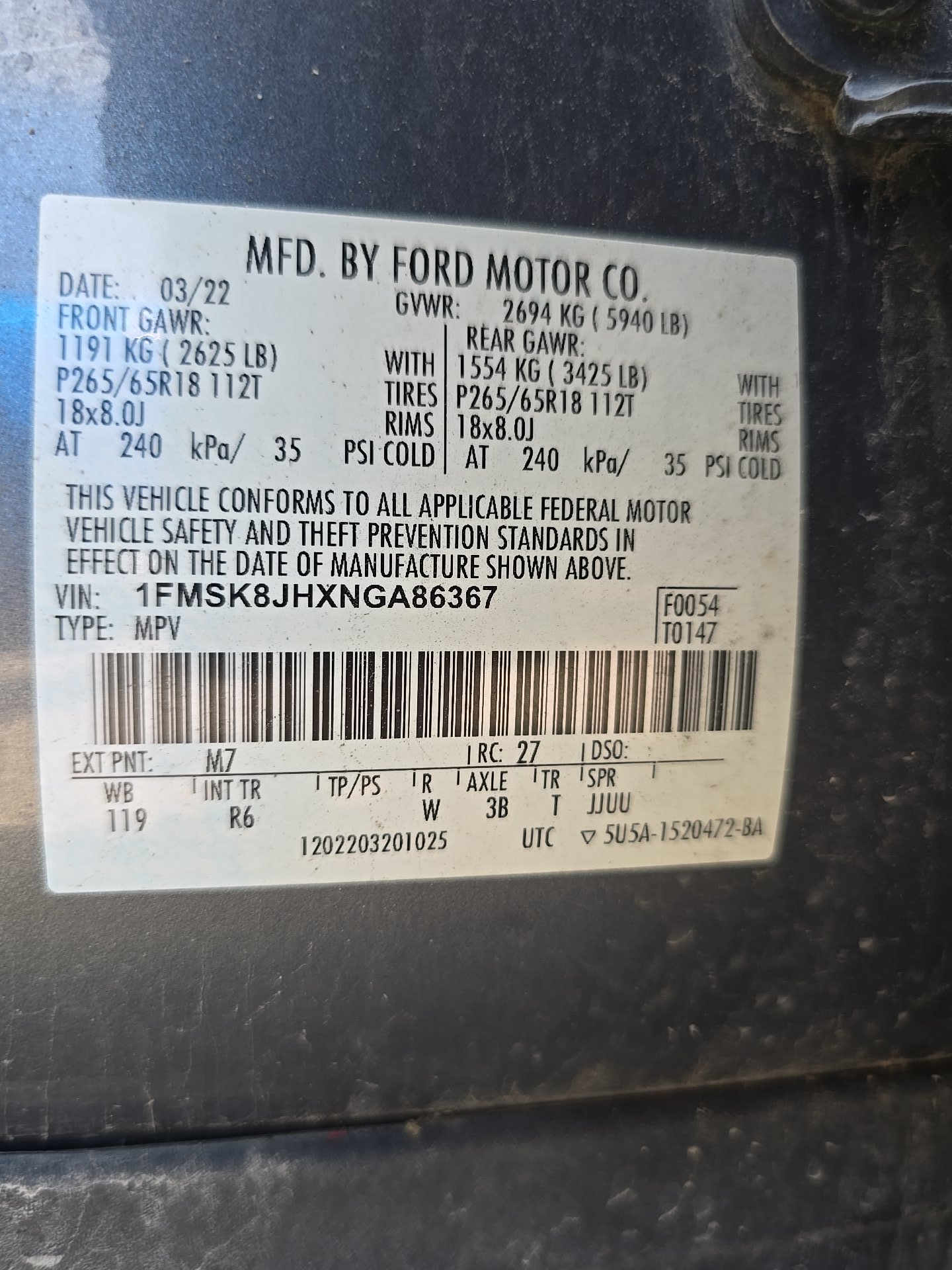 2022 Ford Explorer Timberline AWD