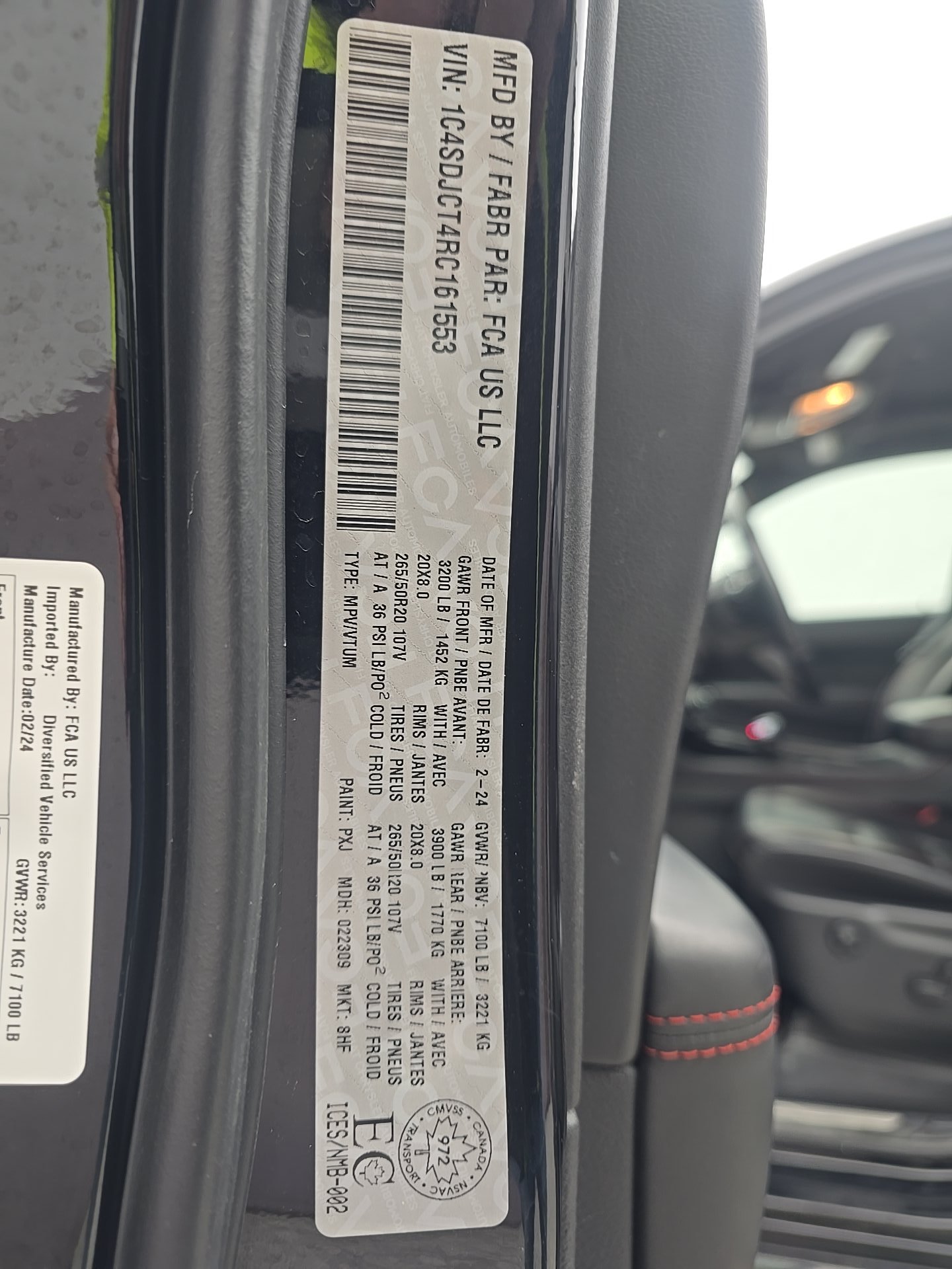 2024 Dodge Durango R/T Plus AWD