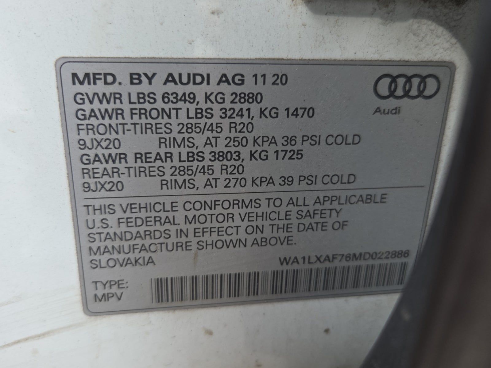 2021 Audi Q7 3.0T Premium Plus AWD