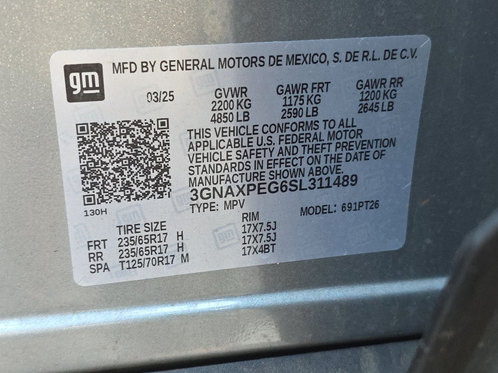 2025 Chevrolet Equinox LT AWD