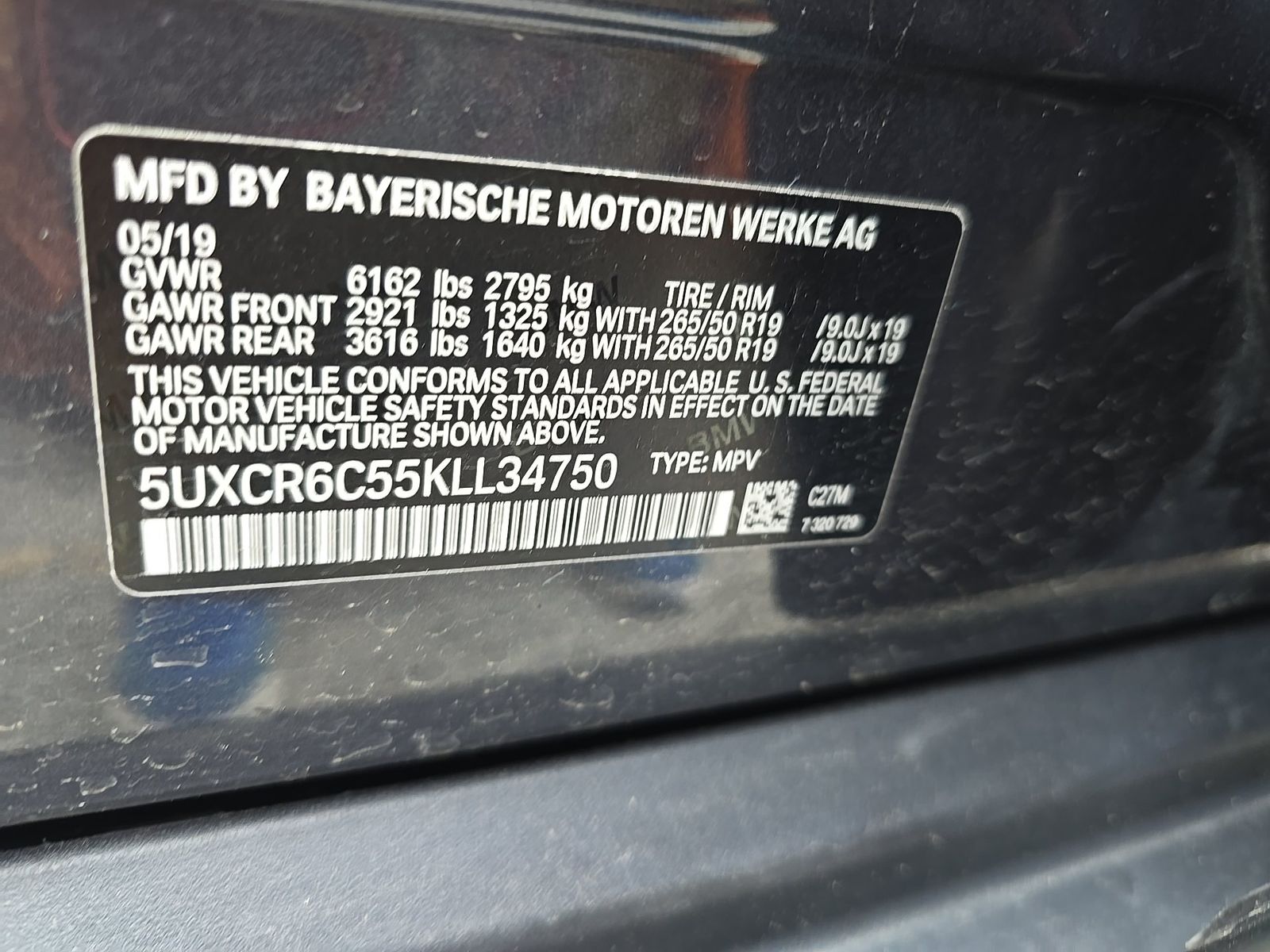 2019 BMW X5 xDrive40i AWD