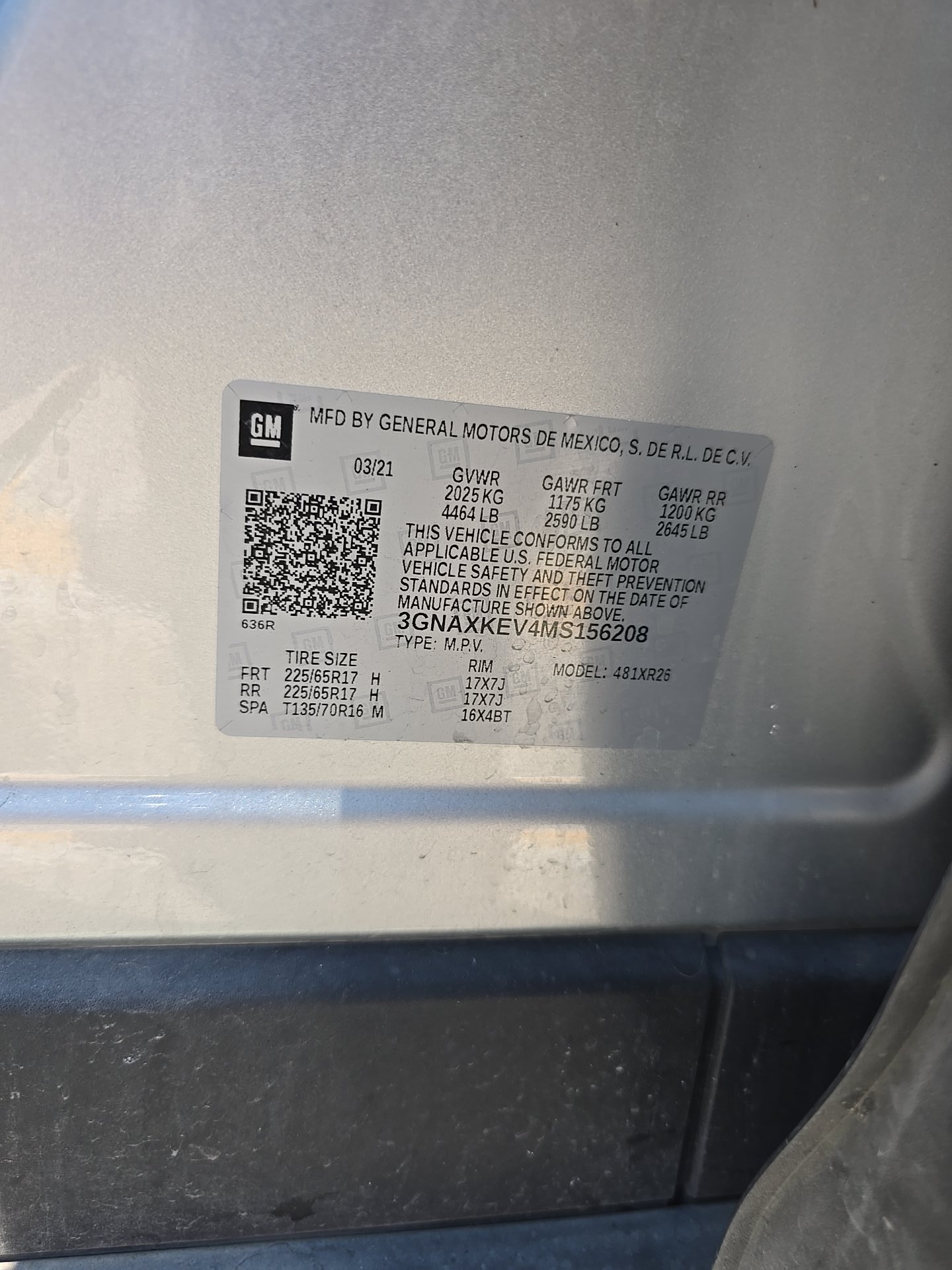 2021 Chevrolet Equinox LT FWD
