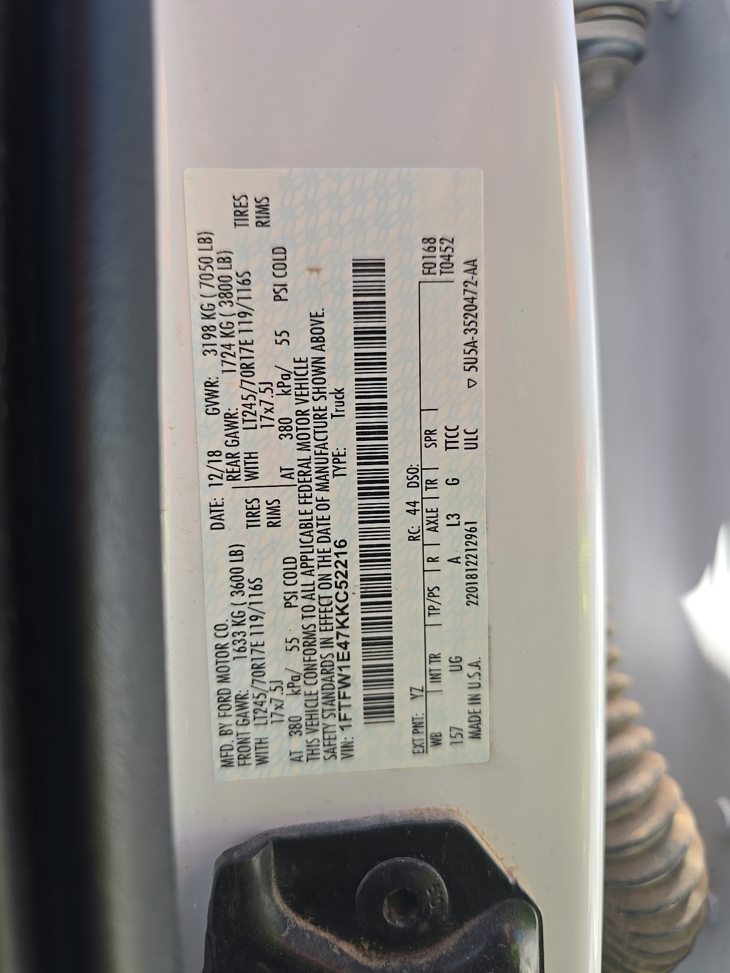 2019 Ford F-150 XLT AWD