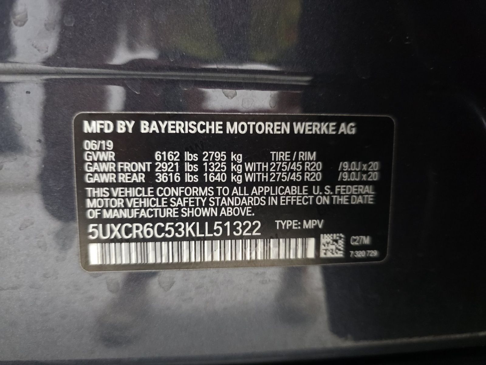 2019 BMW X5 xDrive40i AWD