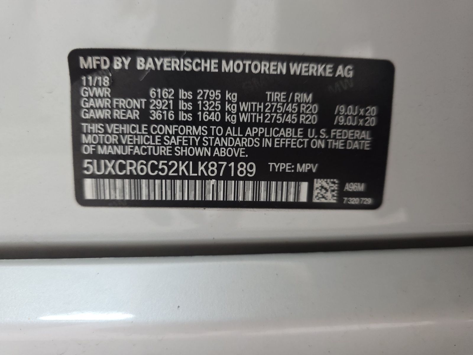 2019 BMW X5 xDrive40i AWD