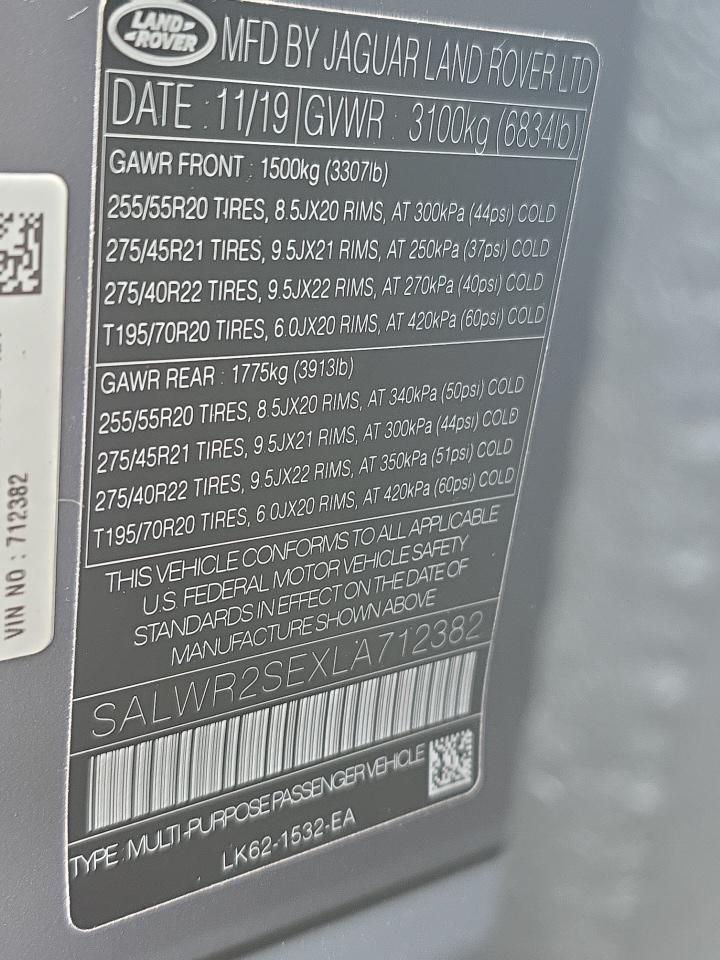 2020 Land Rover Range Rover Sport HSE Dynamic AWD