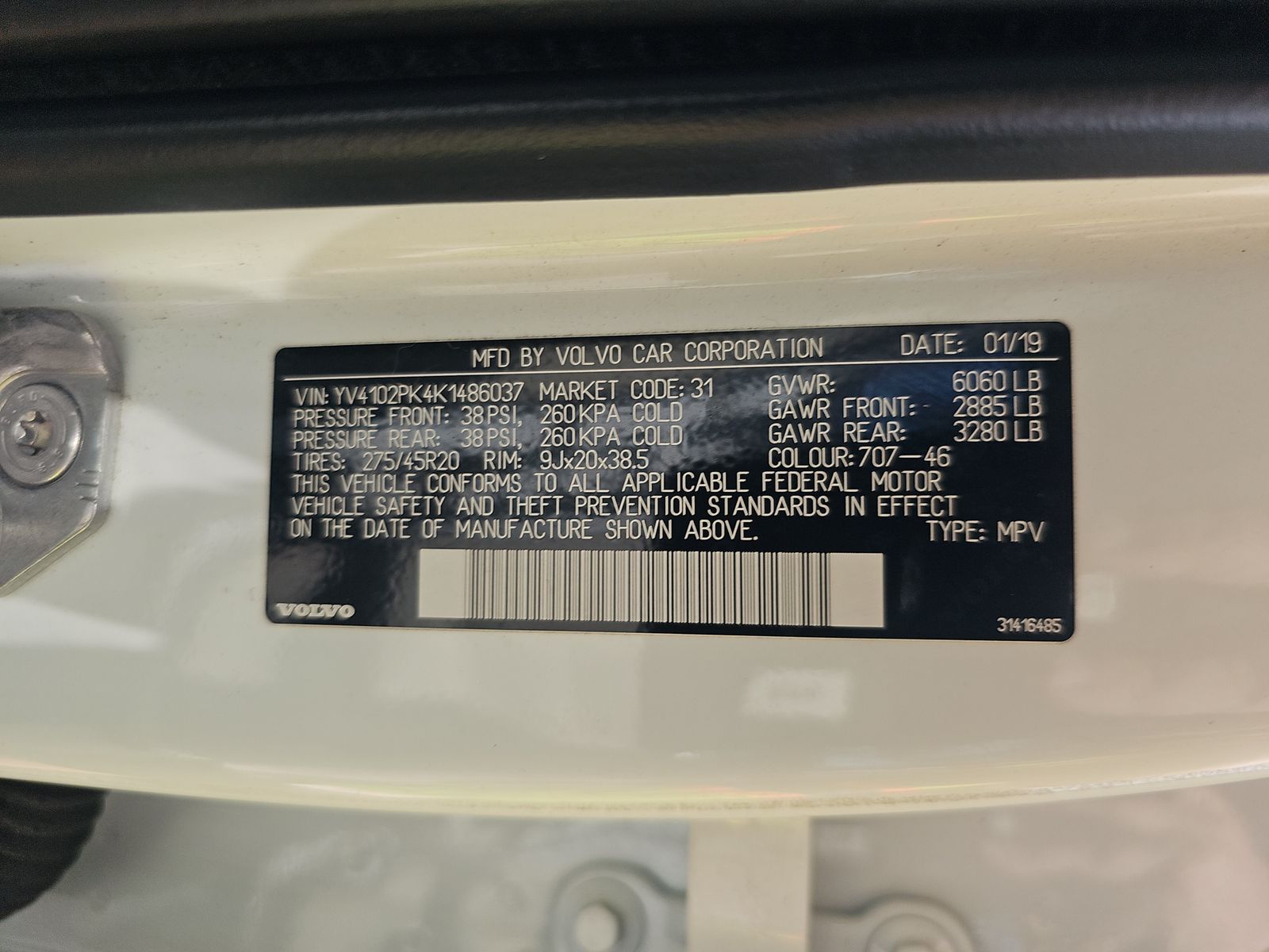 2019 Volvo XC90 T5 Momentum AWD