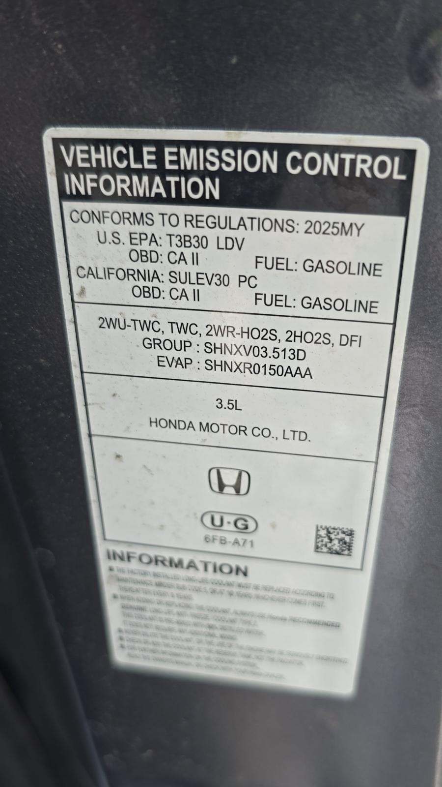 2025 Honda Pilot EX-L FWD