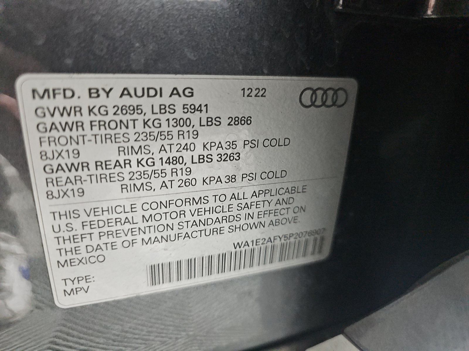 2023 Audi Q5 e Plug-In Hybrid S line Premium Plus AWD
