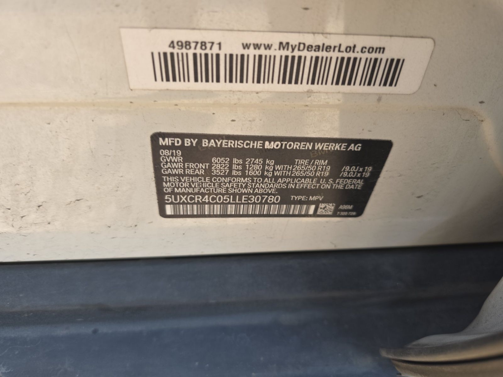2020 BMW X5 sDrive40i RWD