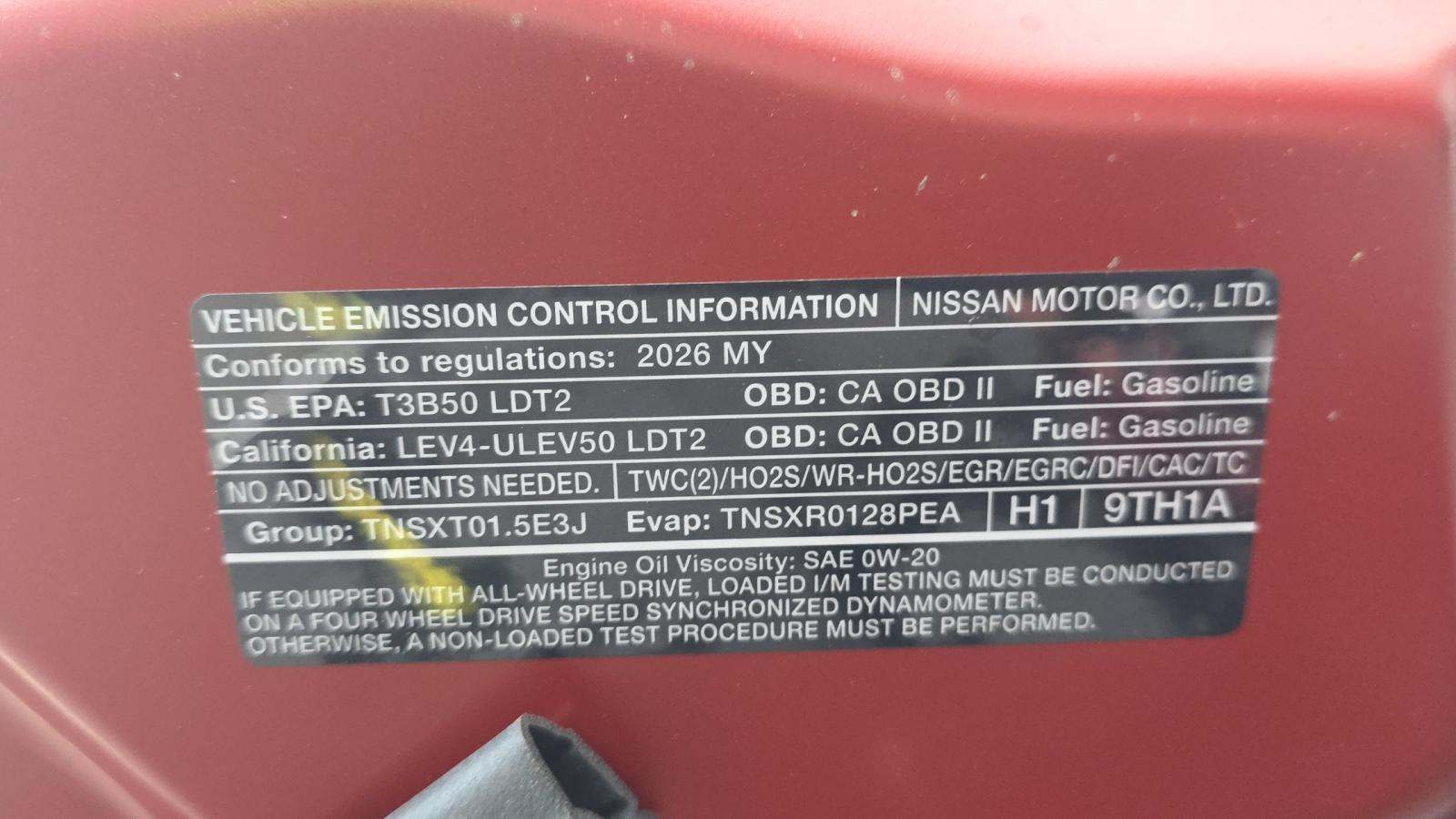 2026 Nissan Rogue SV FWD