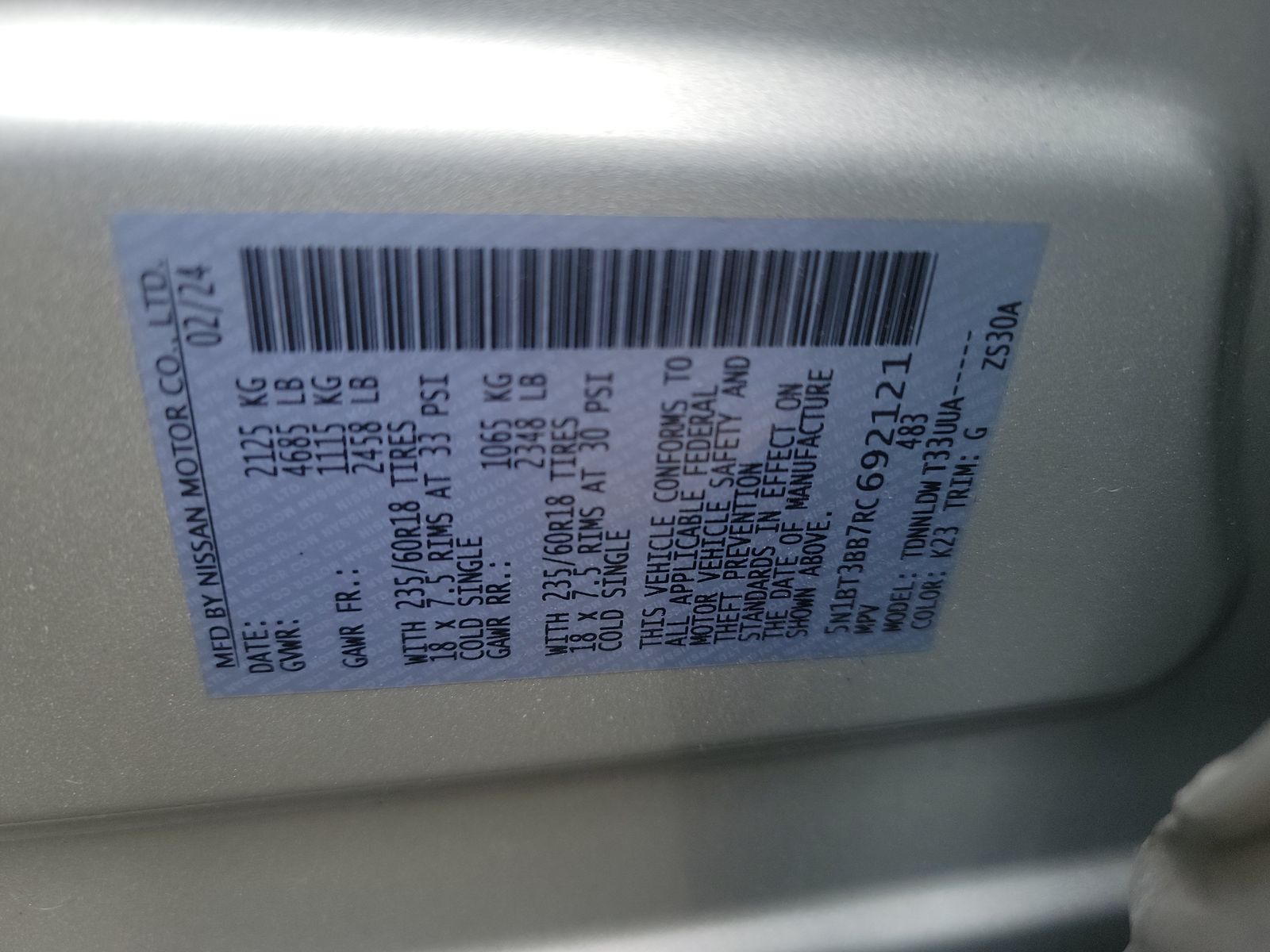 2024 Nissan Rogue SV AWD
