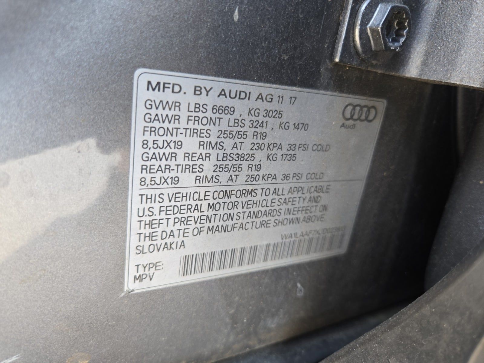 2018 Audi Q7 3.0T Premium Plus AWD