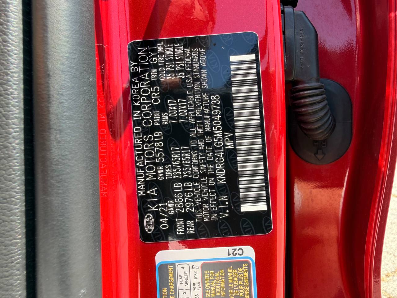 2021 Kia Sorento Hybrid S FWD