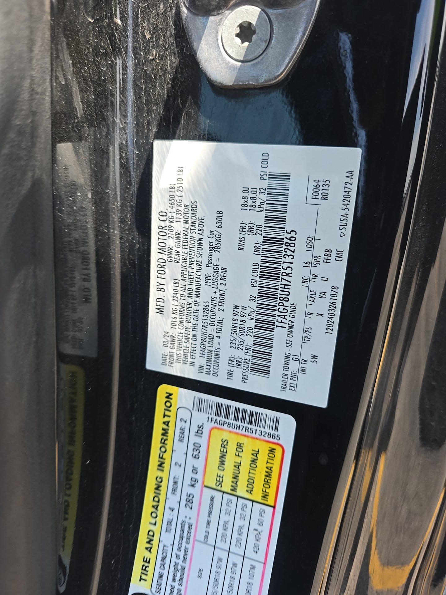 2024 Ford Mustang EcoBoost Premium RWD
