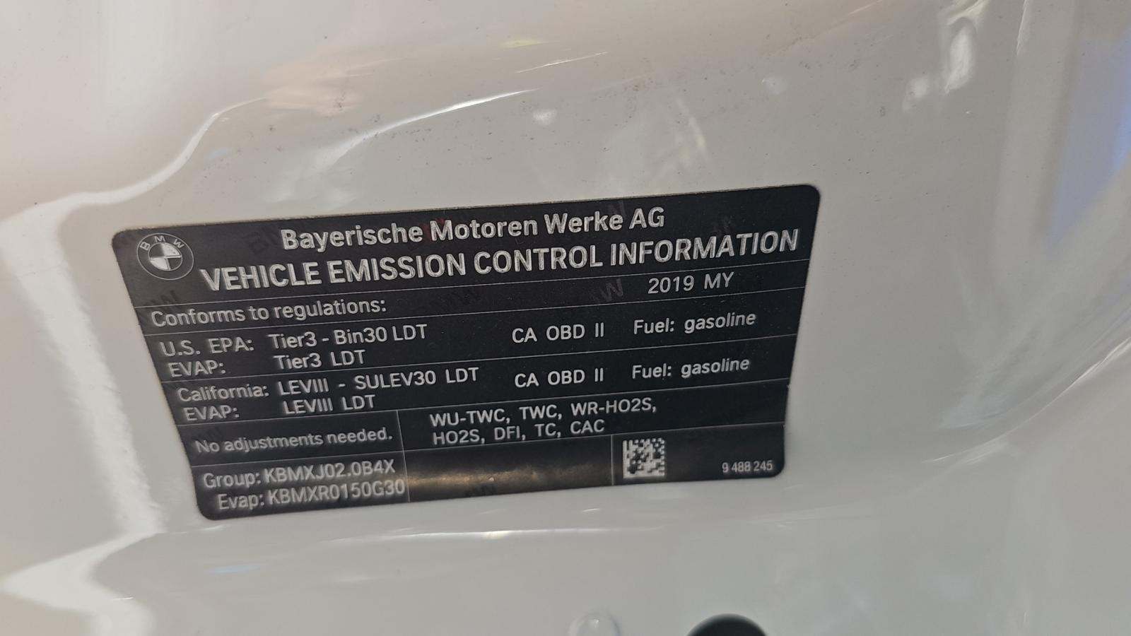 2019 BMW X3 sDrive30i RWD