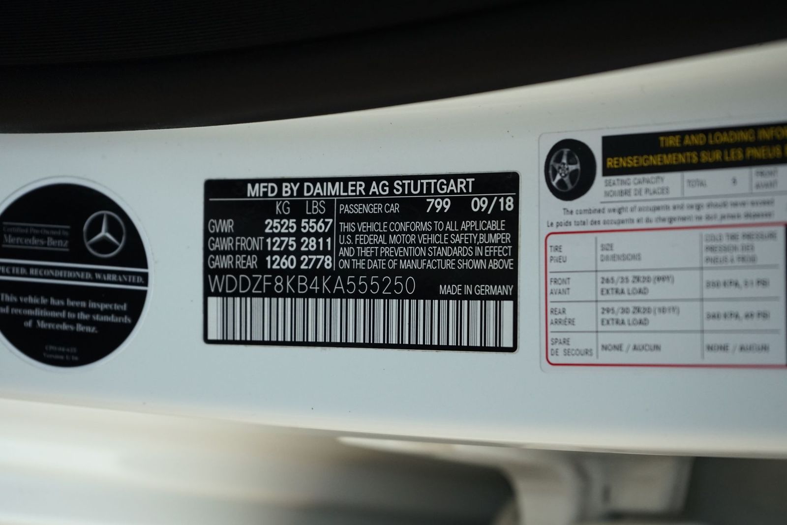 2019 Mercedes-Benz E-Class AMG E 63 S AWD