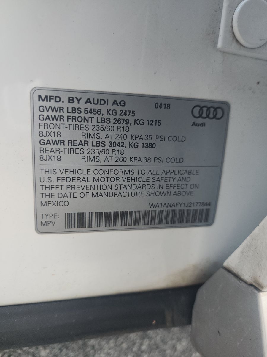 2018 Audi Q5 Premium AWD