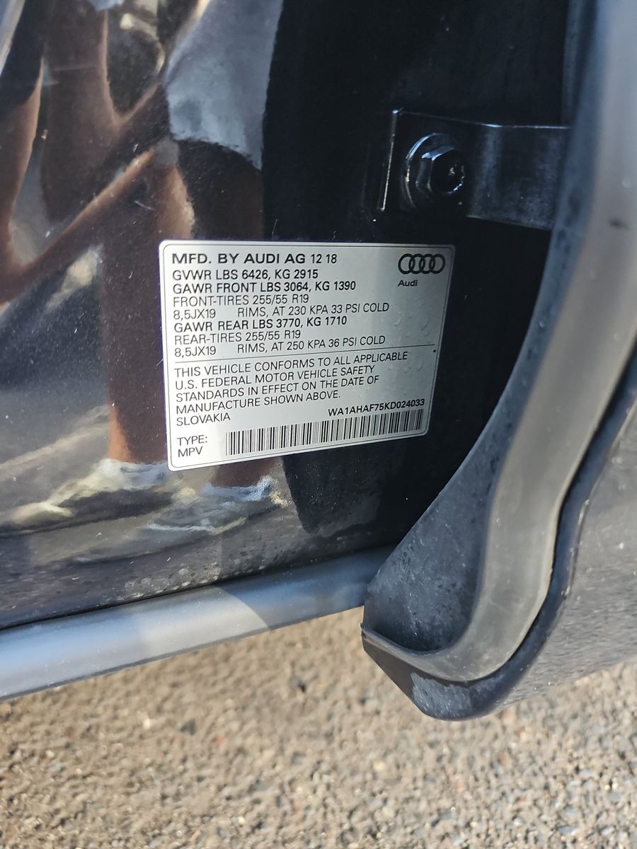 2019 Audi Q7 2.0T Premium AWD