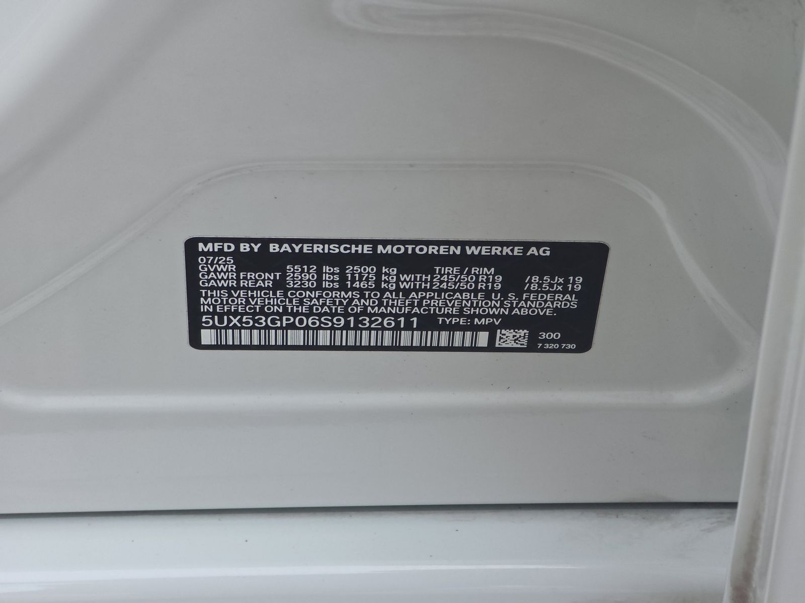 2025 BMW X3 30 xDrive AWD